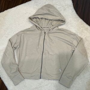 DKNY Beige Hoodie - Light Soft Knit Loungewear